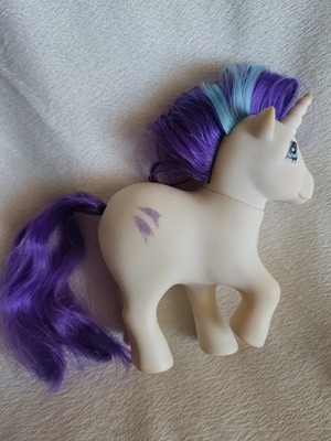 Vintage My Little Pony G1 Glory Shooting Star Unicorn 1983 Hasbro Purple Hair