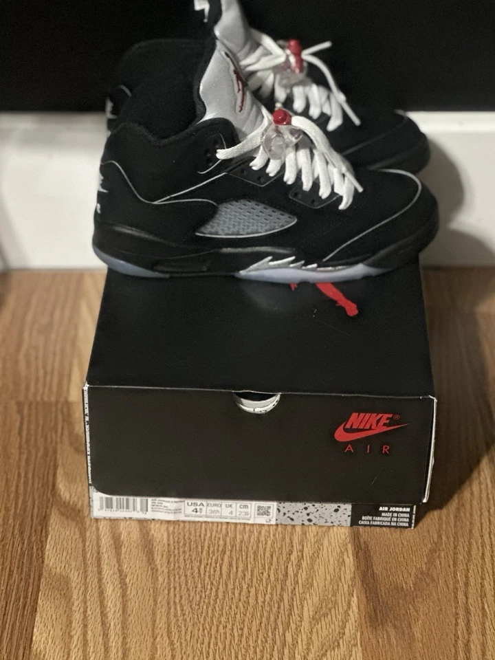 Jordan 5 Retro OG Negro Metálico Reimaginado GS - HF3976-001 Talla Foto 4 de 4