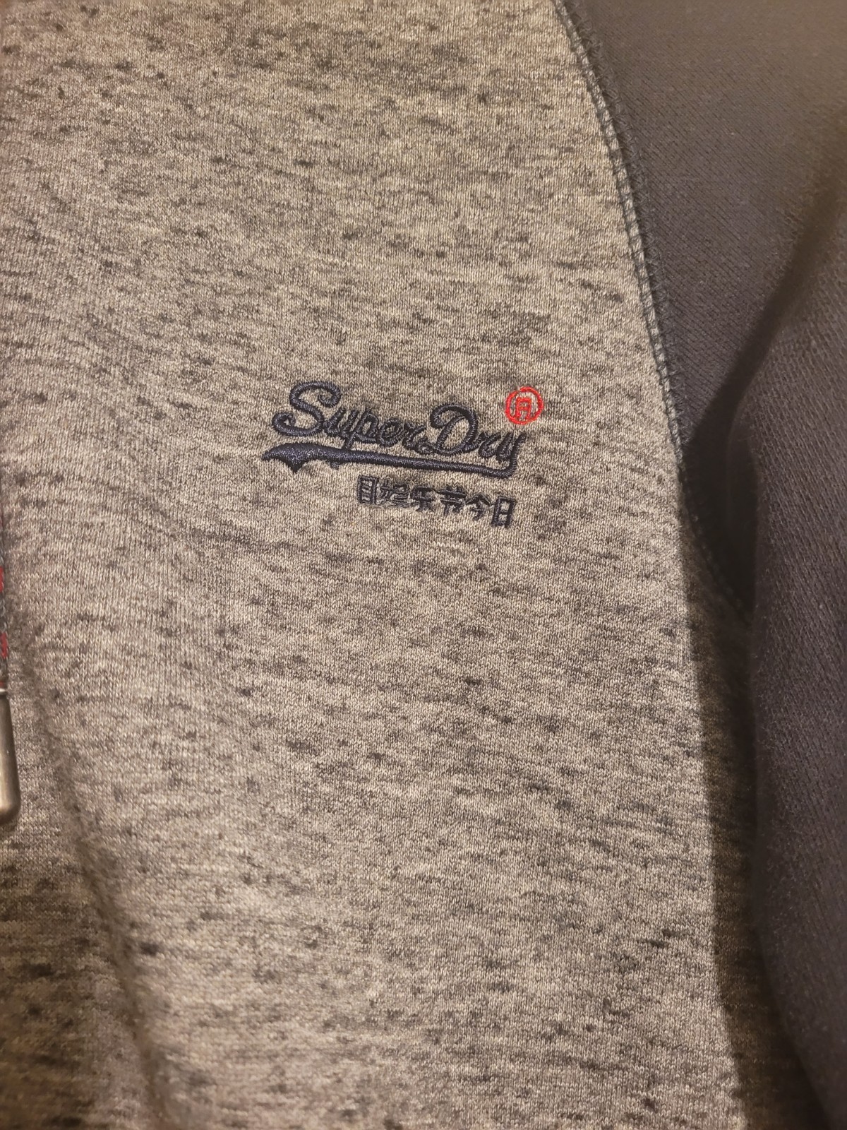 Superdry Full Zip Hoodie Size Medium Orange Label image 3
