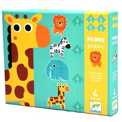 Djeco Primo Progressives Kleinkind Vorschulpuzzle
