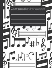 Music Themed Composition Notebook  College Ruled Composition Notebook  Great