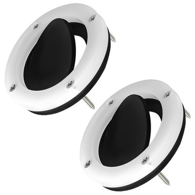 3876-3 Boat Self-Bailing Cockpit Mounted Scupper Valve Kit 2-7/8 inch Rubber ...