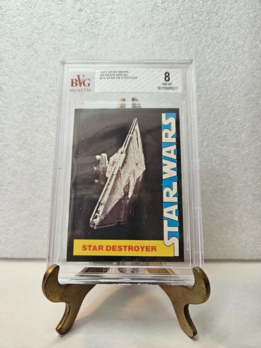 1977 Wonder Bread Star Wars #14 Star Destroyer — BVG 8