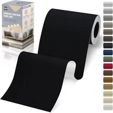 OAZ 4 X 79 Inch Canvas Repair Patches Canvas Fabric Patch Self-Adhesive Fabric R