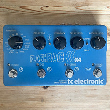 TC Electronic Flashback X4 Digital Delay & Looper Pedal for Guitar/Bass