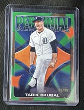 2026 Topps Celebration Tarik Skubal /99 GREEN Perennial All-Stars #PAS-21 Tigers