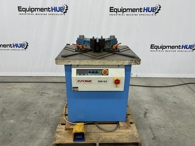Euromac 250/6S 10'' x 10'' x 1/4'' Hydraulic Corner Notcher