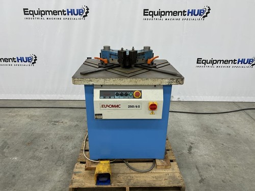 Euromac 250/6S 10" x 10" x 1/4" Hydraulic Corner Notcher
