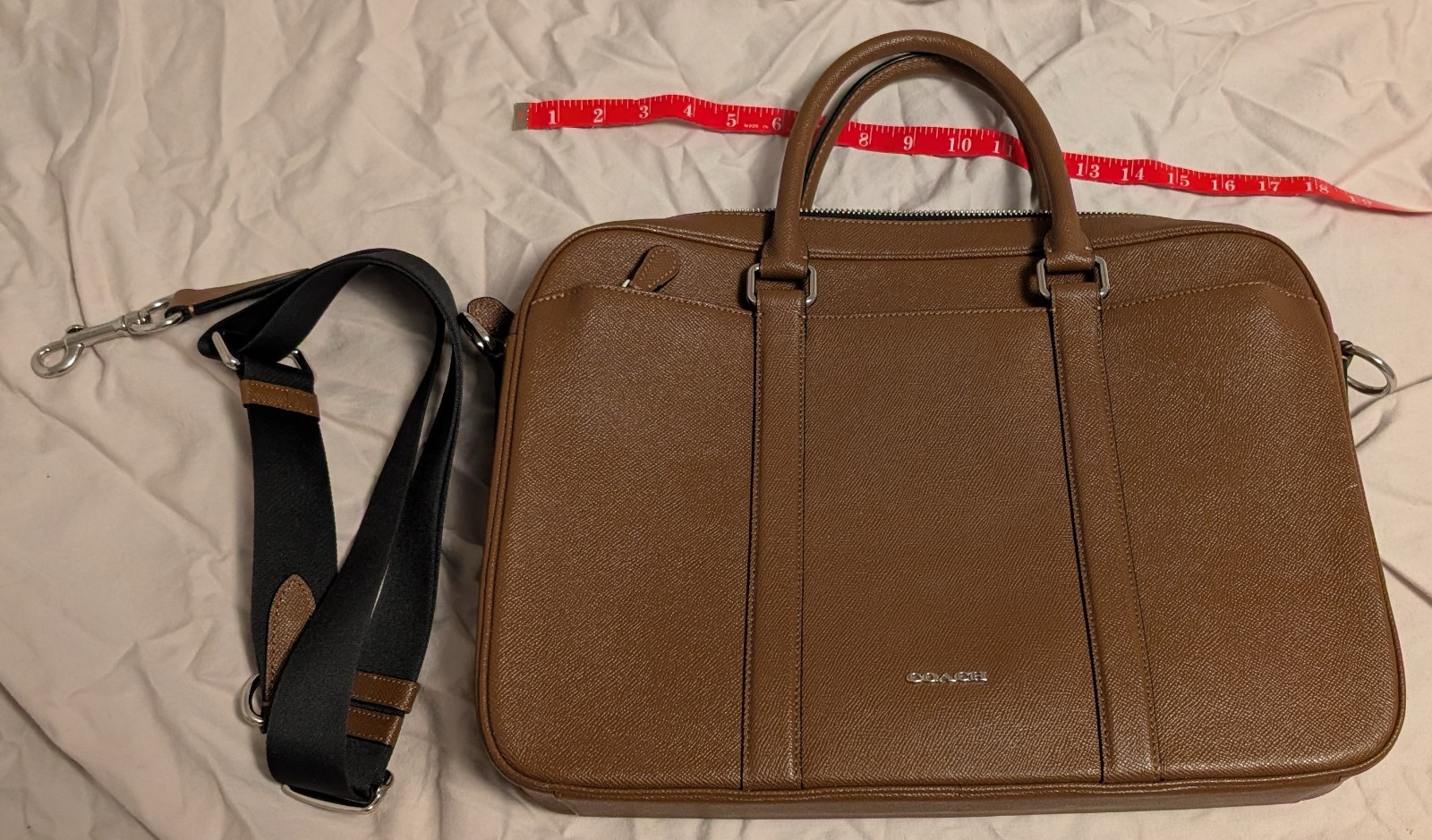 Coach Double Zip Metropolitan Briefcase / Shoulde… - image 1