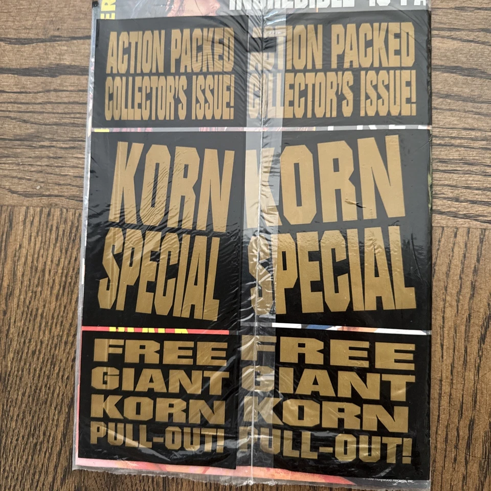 Hit Parader Magazine June 1999 Complete KORN /w Poster - NEW - Image 3 of 4