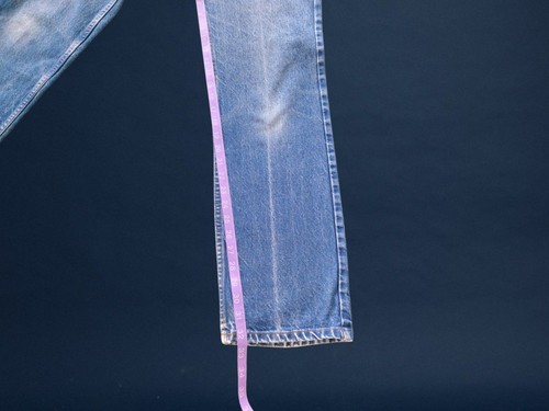 Vintage 70s Levi’s Orange Tab White Label High Rise Blue Jeans Boys 16-18 - Picture 6 of 14