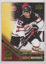 2022 Team Canada Juniors Prospectus Momentous Electric Yellow Mavrik Bourque
