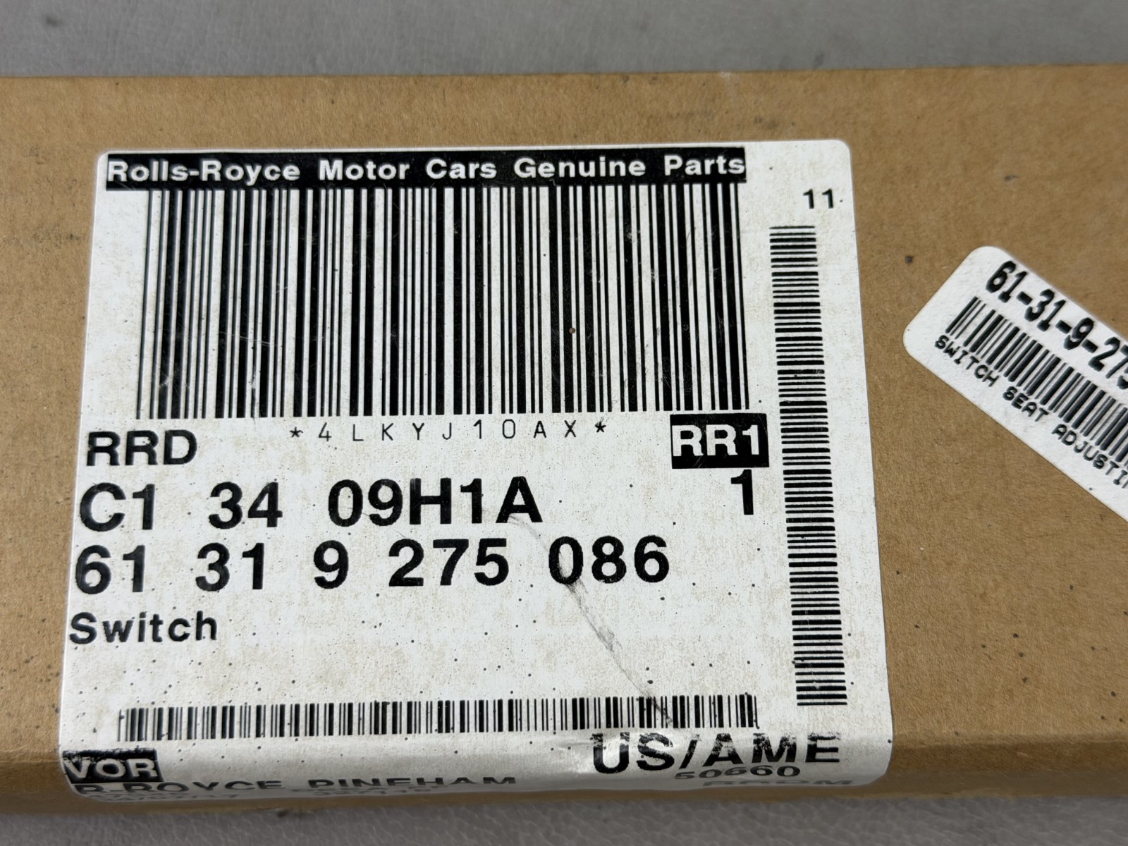 New! New Used! 2008-2019 Rolls Royce Ghost Front Right Switch Seat Adjusting OEM