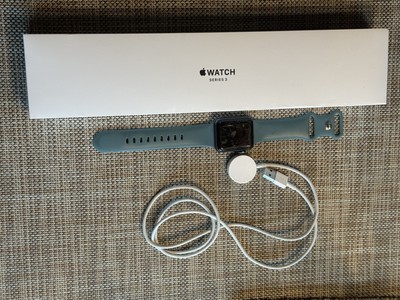 GPS Apple Watch Series Aluminum Black Sport 38mm Band A1858