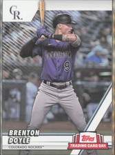 2024 Topps Trading Card Day Colorado Rockies SGA #COL-3 Brenton Doyle
