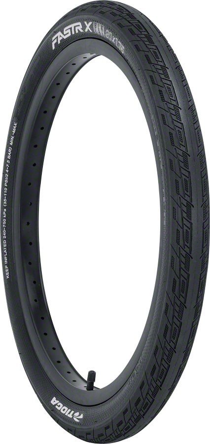 Tioga FASTRX BMX Tire 20 x 175 Clincher Folding Black Non-Tubeless 10690₽