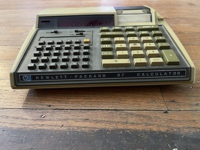 Hewlett-Packard HP 97 Programmable Calculator -- No power cord - untested