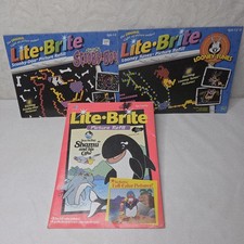 Lite Brite Refill Vintage Pages Scooby-Doo Looney Tunes SeaWorld Mr. Potato Head
