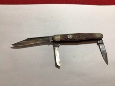 Vintage Boy Scouts of America  Whittler s Knife 3-Blade Camillus.bone Look.