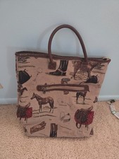 OLEG CASSINI VINTAGE EQUESTRIAN GARMENT BAG