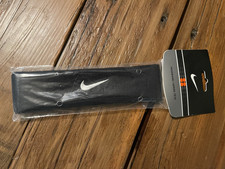 Nike AC0003-001 Black Cotton Stretch Sweat Headband Y2K Style - Adult - New