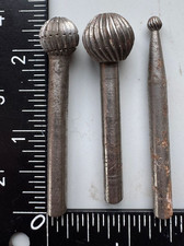 Vintage Rotary Burrs x3-See Photographs