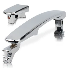 Rear Left Driver's Side Exterior Chrome Door Handle For 2008-2013 Nissan Rogue