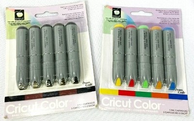 Cricut Primary & Basic Collection 29-0420 & 29-0419  Ink Cartridges Provo Craft