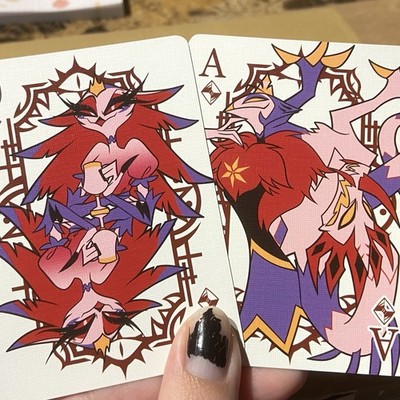 Helluva Boss Stella & Andrealphus Red Foil Playing Cards Series 2 Exclusive
