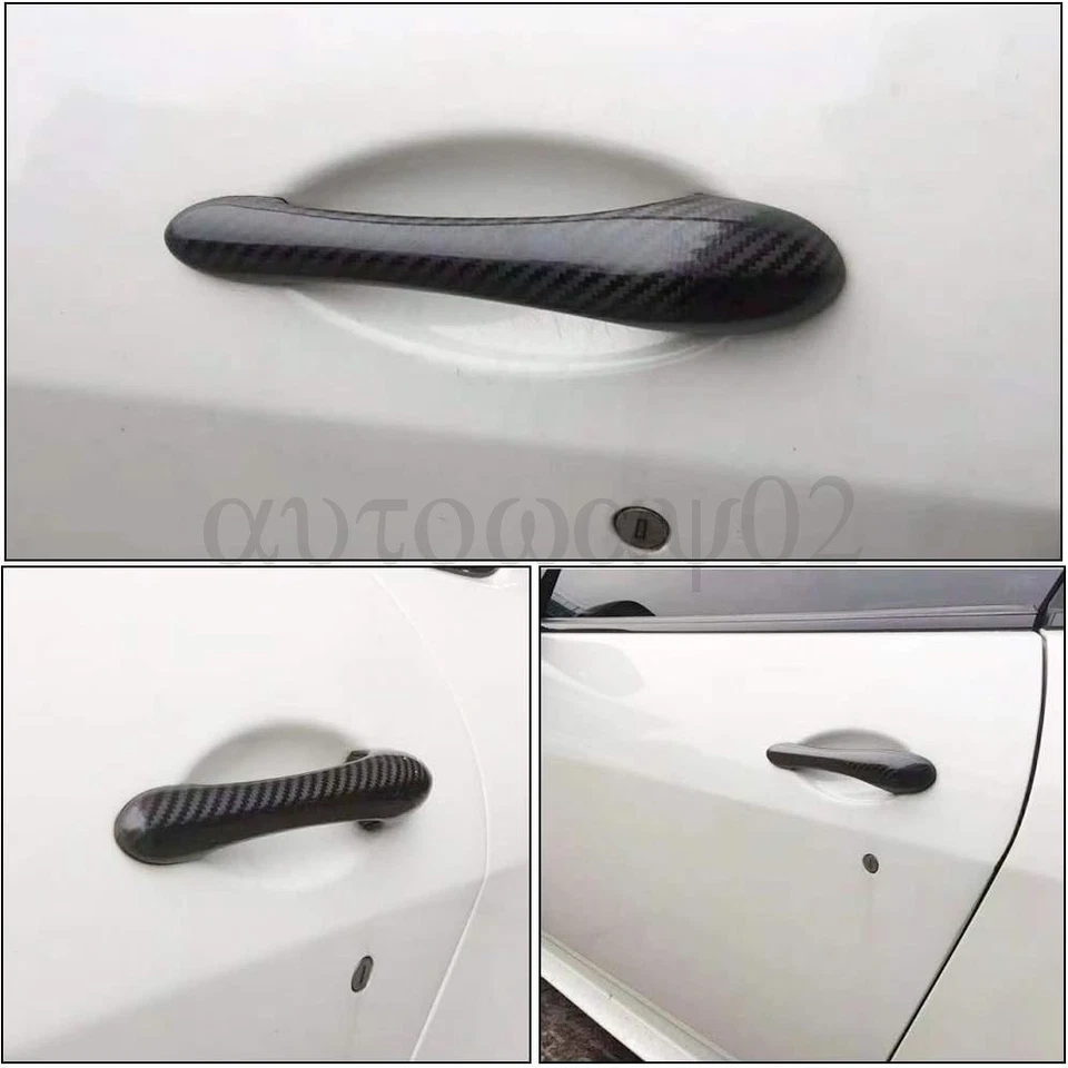 Carbon Fiber Door Handle Cover TrimFor Maserati GranTurismo GT GTS MC 2008-2019 - Image 2 of 4