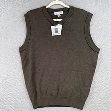 Cypress Links Sweater Vest Mens Medium Pullover Golf Knit Sleeveless NEW 