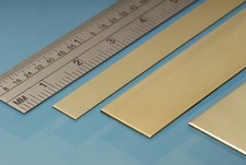Albion Alloys BS10M Brass Strips 25 x 1.6 mm New