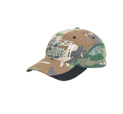 stussy様用 Stussy Parts & Service Mesh Cap Camo 1311205 / 100% Authentic | eBay