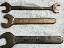3 non-sparking wrenches in picture Berylco W504, W300, and one other made in USA