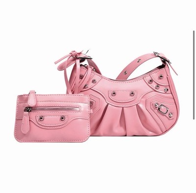 BRICKE - STUDDED HOBO BAG