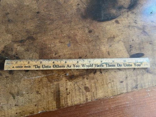 Vintage Coca Cola Wooden 12 Inch Ruler Good Rule