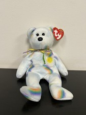 Ty Beanie Baby Cheery The Bear 2000 with Rainbows Plush Toy