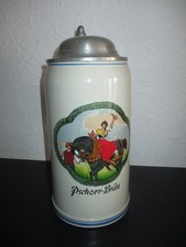 Seltener sehr alter  XXL 3 Liter Bierkrug Pschorr - Br&auml;u