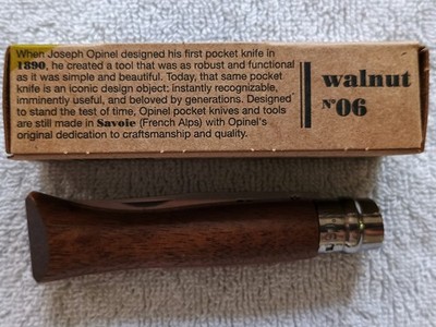 Opinel Luxury Range No. 6 Walnuss