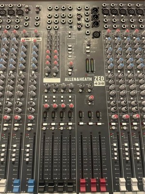 Allen & Heath ZED-436 32-Channel Analog Mixing Console - Excellent Condition