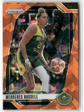 Mercedes Russell 2024-25 Panini Prizm WNBA Orange Ice Seattle Storm #109