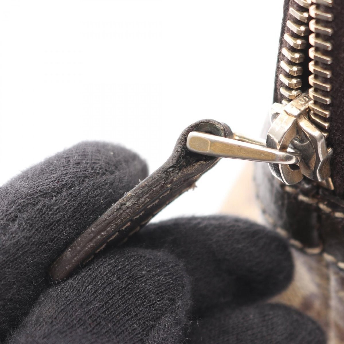 GUCCI GG Crystal  PVC Coated Canvas Hand Bag Canvas Leather 323906 thumbnail 8