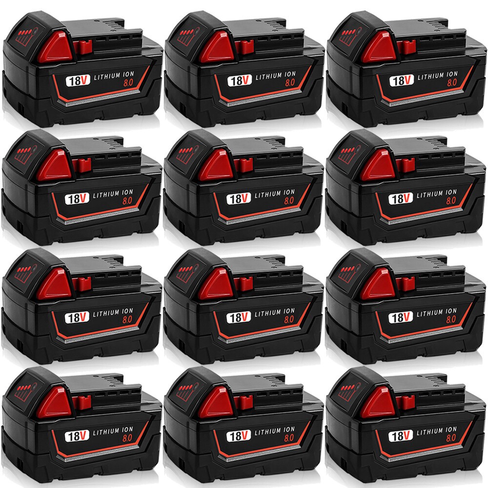 1/10Pack For Milwaukee M18 18V Lithium 8Ah Extended Capacity