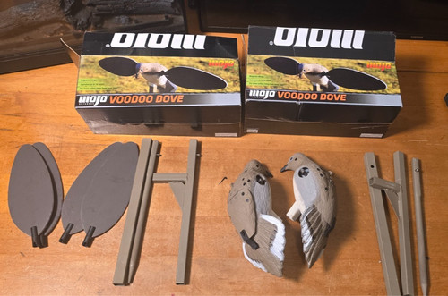 Mojo Outdoors Voodoo Dove Decoy - Motion Dove Decoy For Hunting, Multi