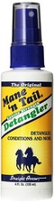 Straight Arrow Mane N Tail Equine Horse Detangler Spray Non-Sticky Formula 4oz