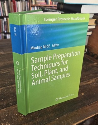 Sample Preparation Techniques for Soil, Plant, and Animal Samples Botany Book