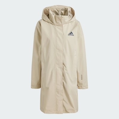 Adidas Traveer RAIN.RDY Parka Beige Damen - S - (IR6184) Parka