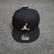 Jordan Hat Cap Snapback Large / XL Black White Jumpman Pro Nike Adjustable Adult