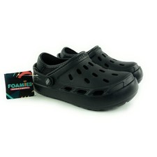 Skechers Foamies Youth Boys Swifters II Be Warmer Black Clogs Size 12 Y GS
