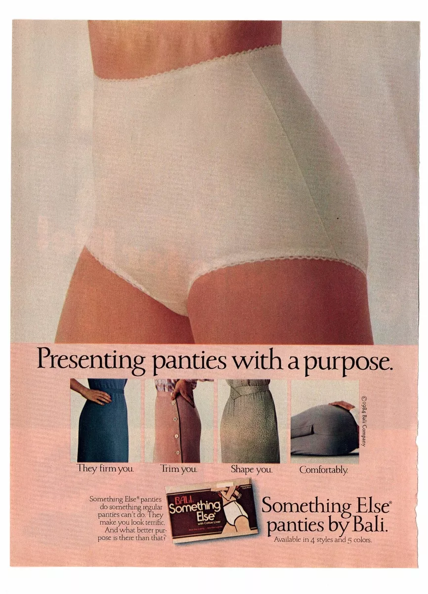 vintage 1970s mag print ad Something Else Panties by BALI women